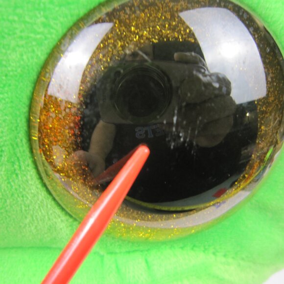 TY Beanie Boos - TURBO the Green Turtle - LARGE 16.5" - Used - Picture 4 of 12